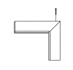 Figure 7: Recommended fastener is a #8 pan head SMS
